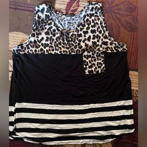 Pattern Block Tank Top